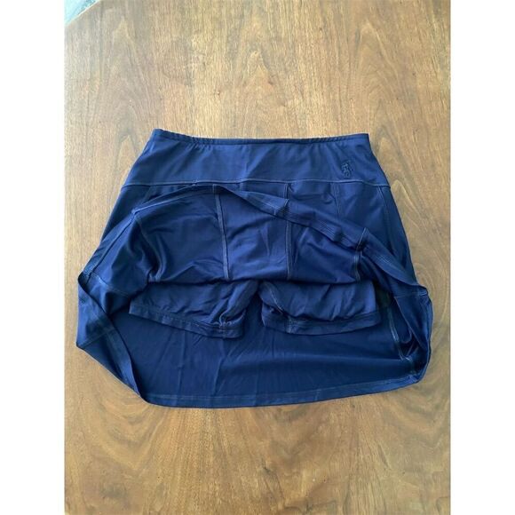 Polo Golf Ralph Lauren Women's Pleated Skort Blue Size M Built-in Shorts Casual - Picture 3 of 4
